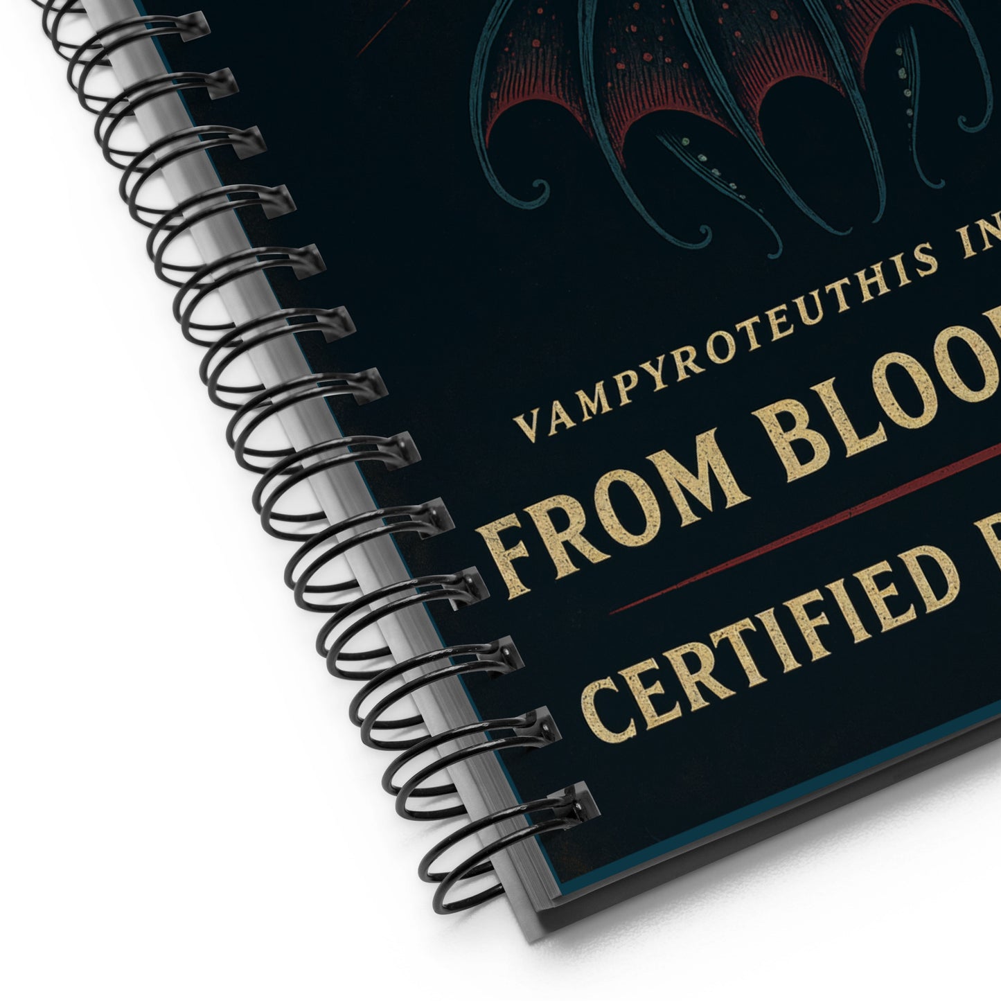 Abyssal Ink Consortium – Von Blut zu Tinte Spiralnotizbuch