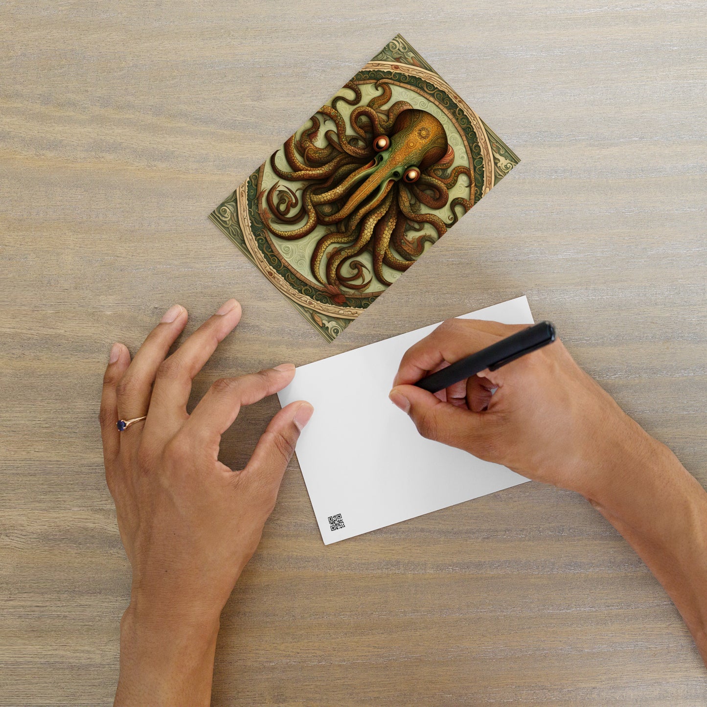 Cthulhu Mesoamerican Codex Standard Postkarte