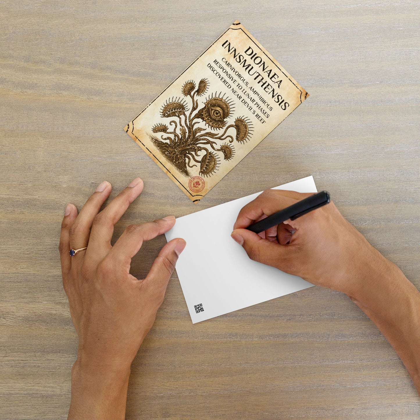 Dionaea innsmuthensis – A New Botanical Discovery Standard Postcard