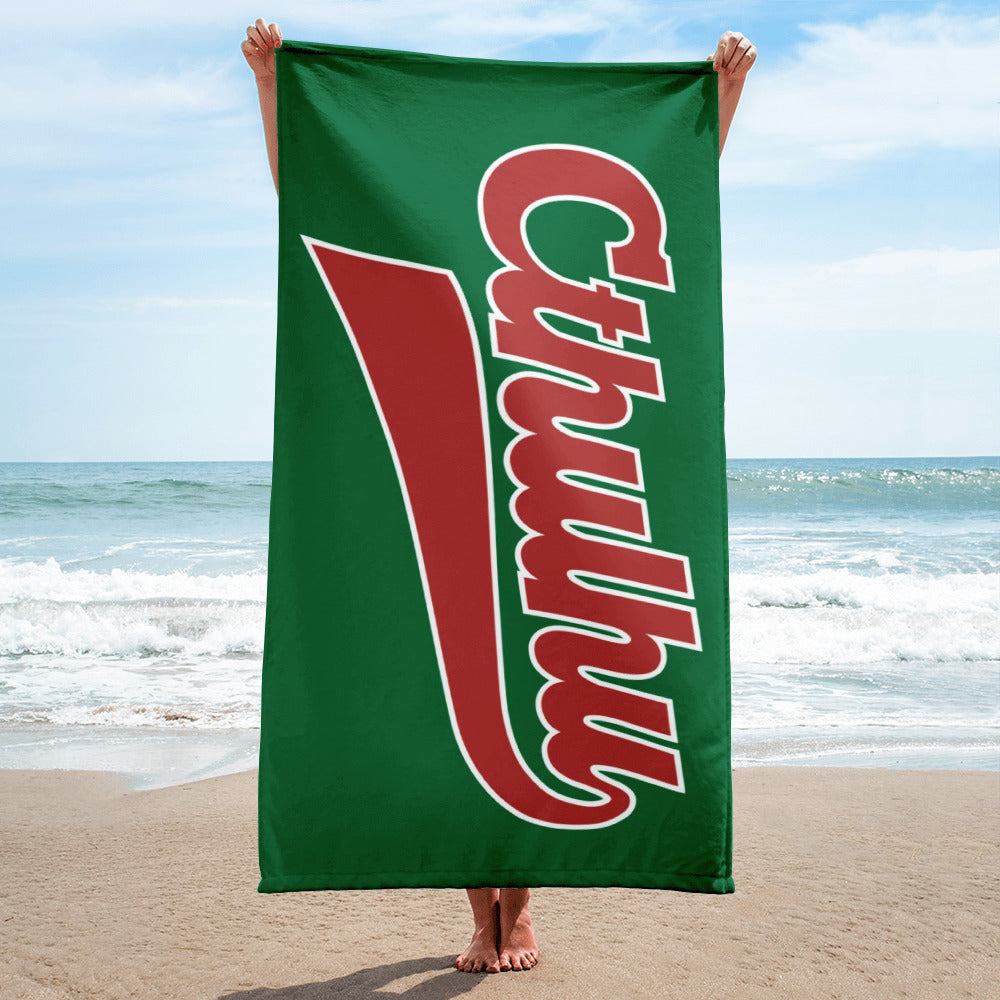 Cthulhu League Script – Vintage Eldritch Lettering Towel
