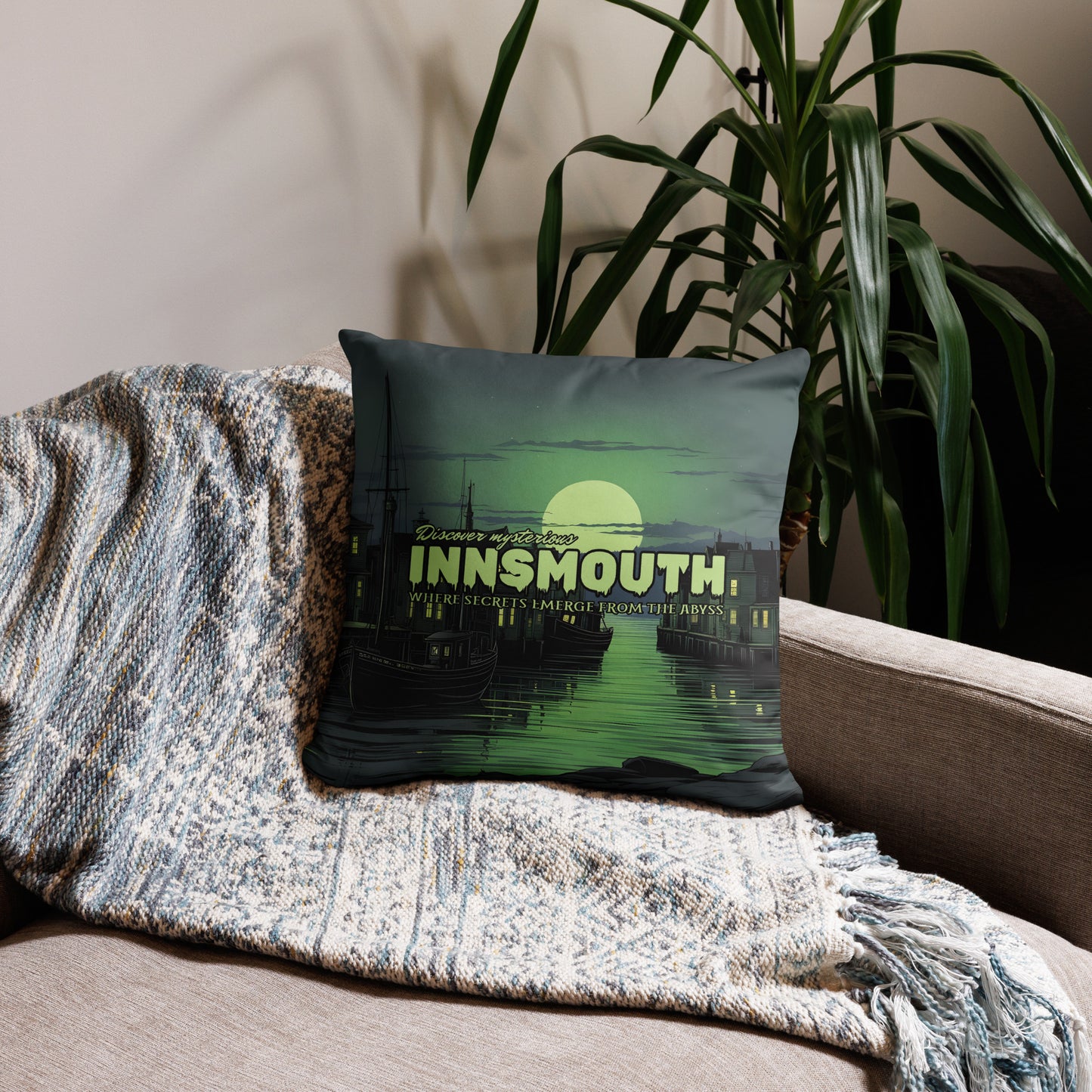 Explore enigmatic Innsmouth Pillow Case