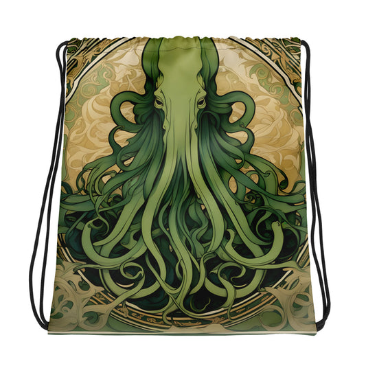 Cthulhu Art Nouveau Drawstring bag