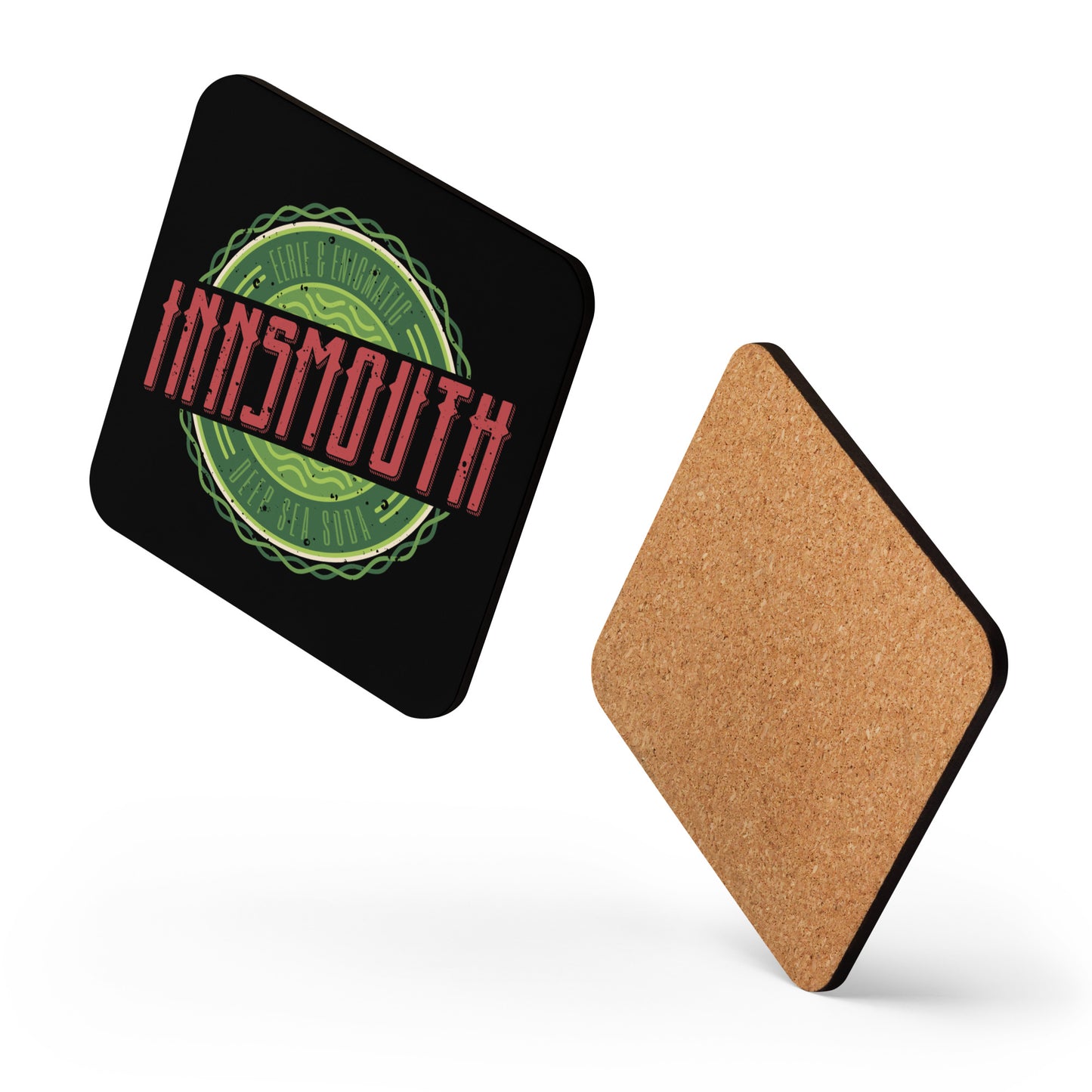 Innsmouth Lovecraft Soda Soft Drink Cork-back coaster