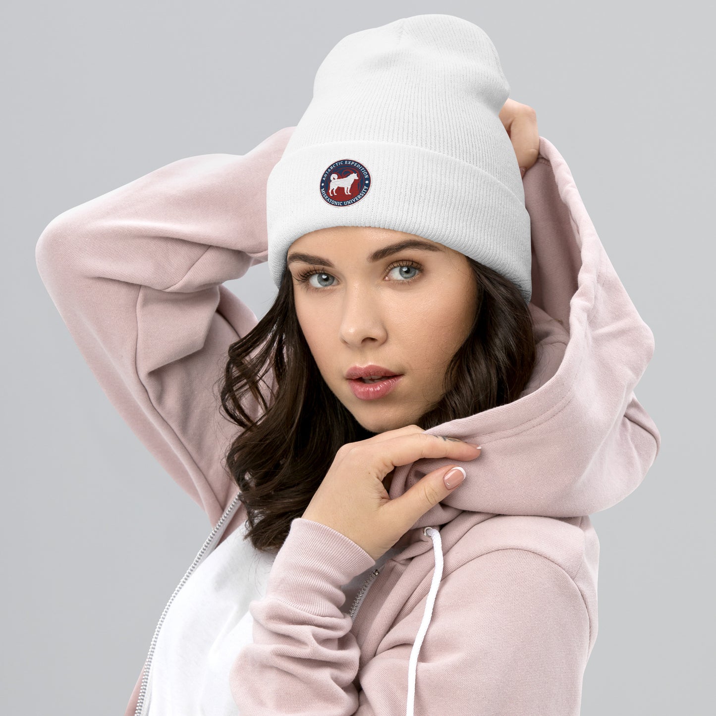 Gorro con puños de la expedición antártica de la Universidad de Miskatonic