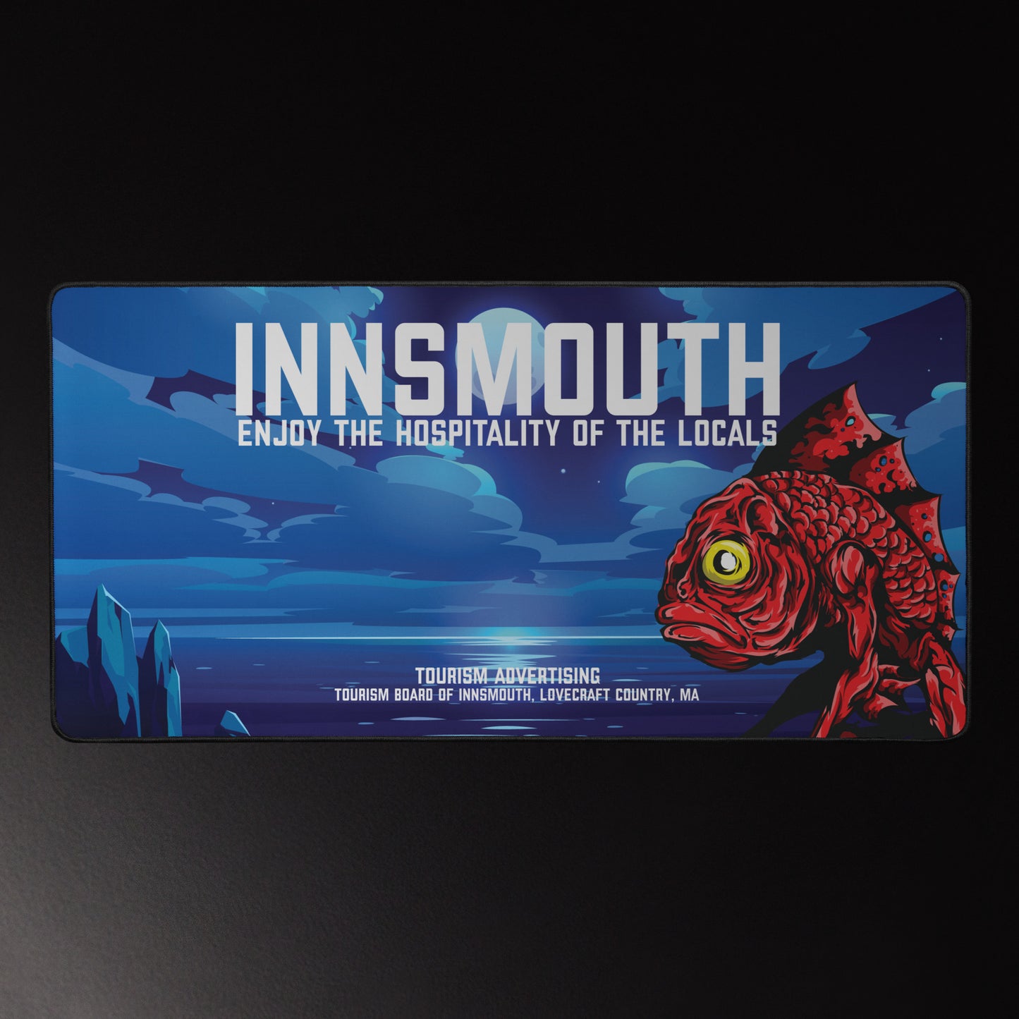 Innsmouth Vintage Travel Lovecraft Desk mat