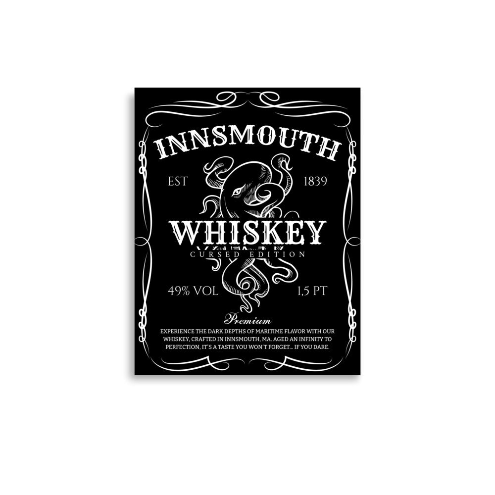 Étiquette de whisky Innsmouth Lovecraft Poster