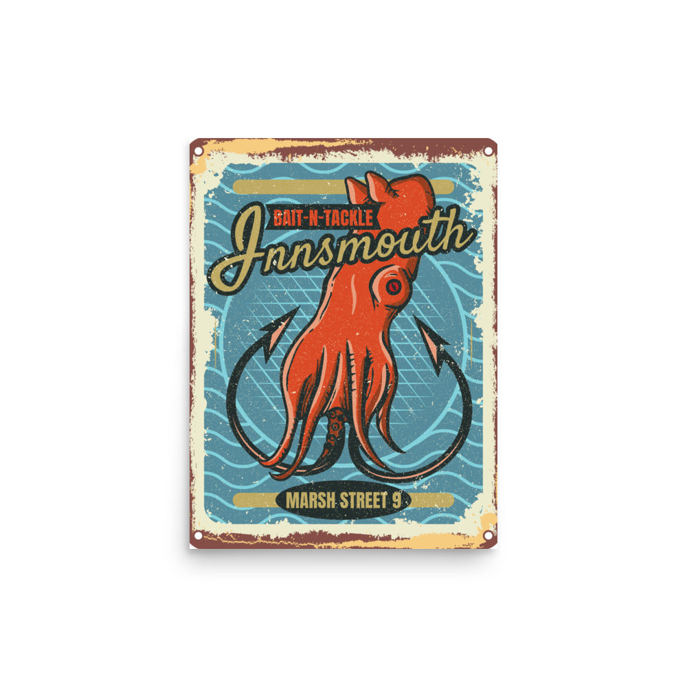 Innsmouth Bait and Tackle Fishing Lovecraft Poster