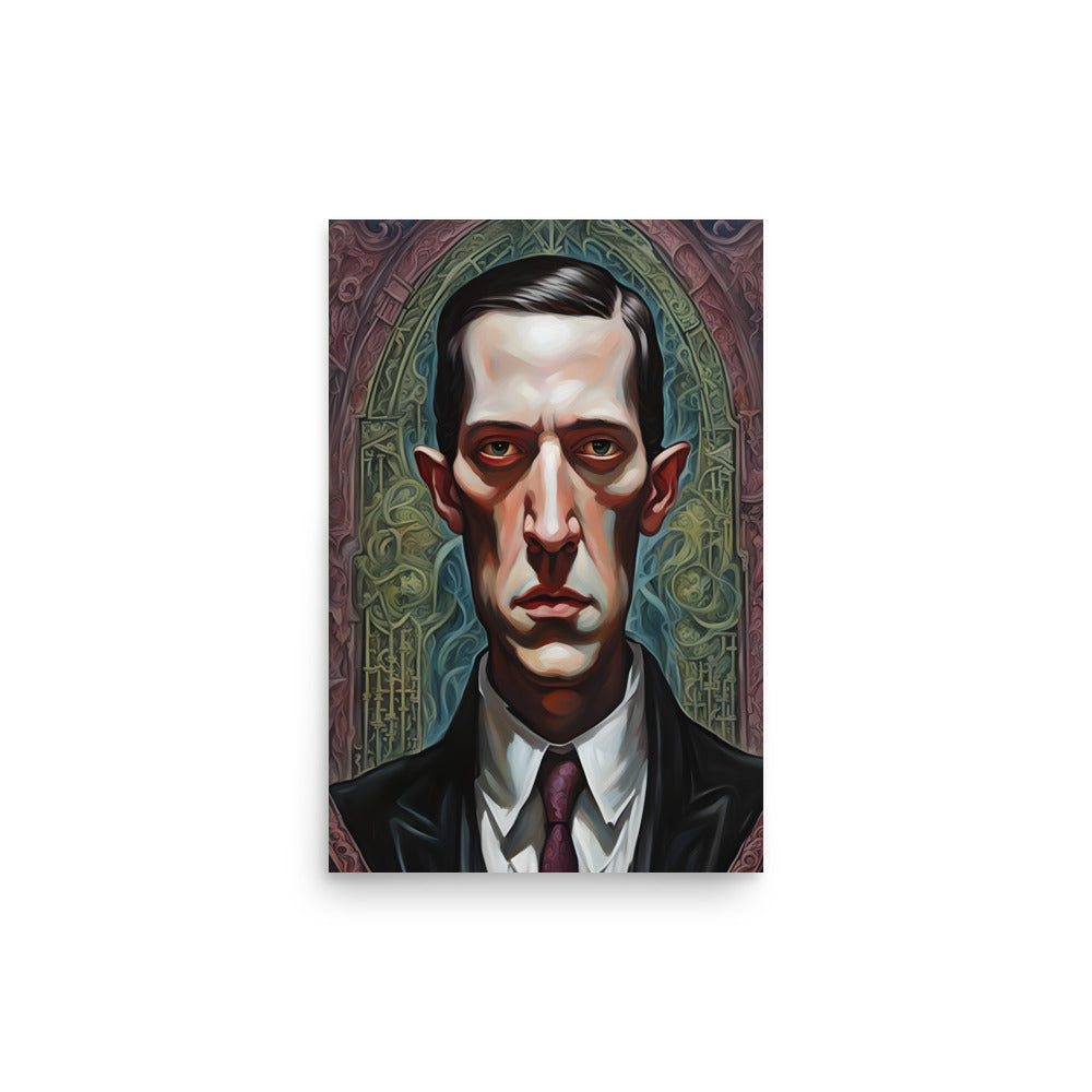 Retrato gótico de Lovecraft Póster