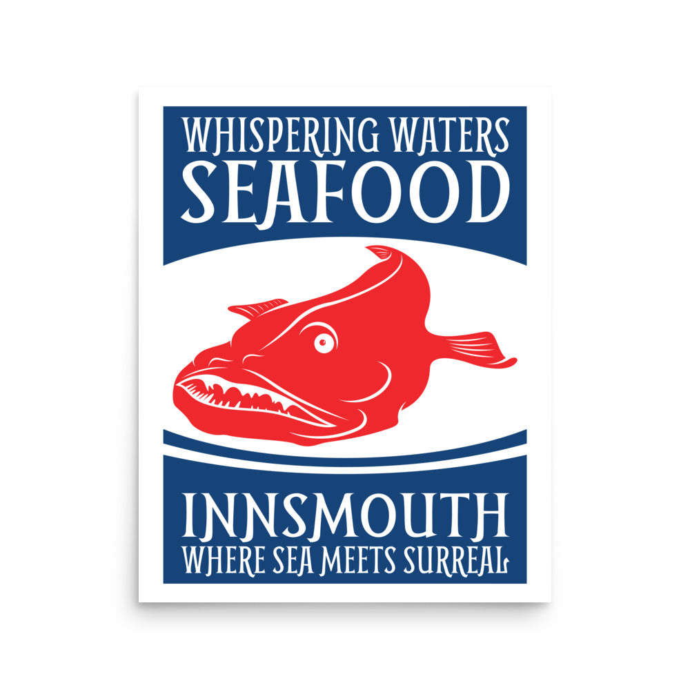 Whispering Waters Fruits de mer Innsmouth Poster