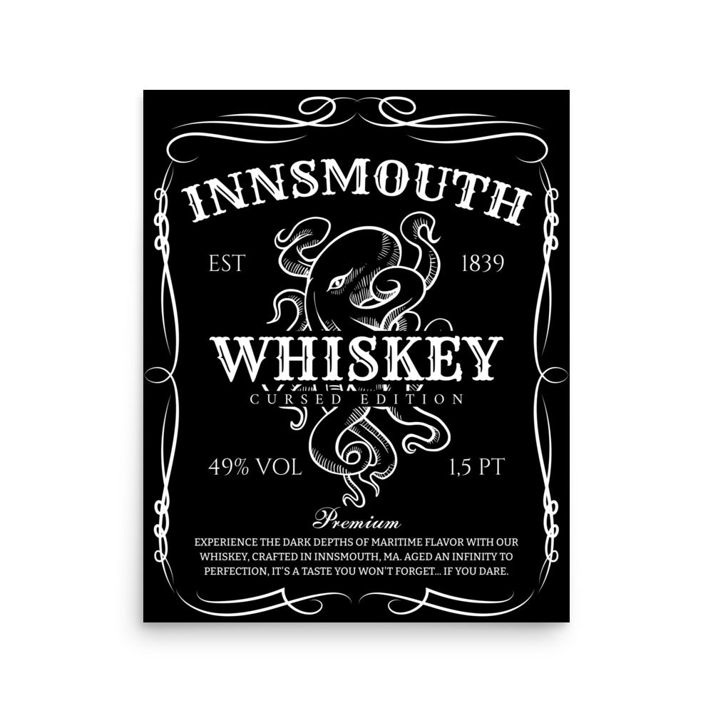 Étiquette de whisky Innsmouth Lovecraft Poster