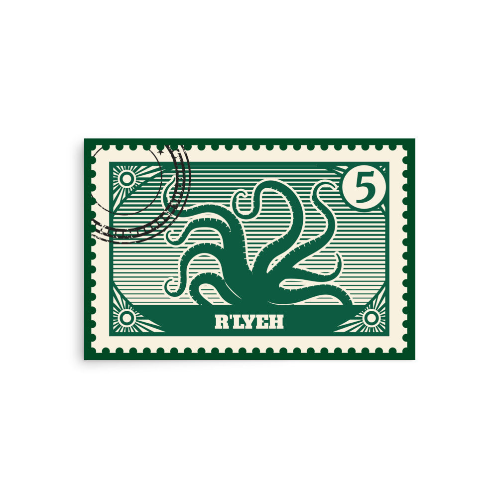 Sello postal de R'lyeh Póster