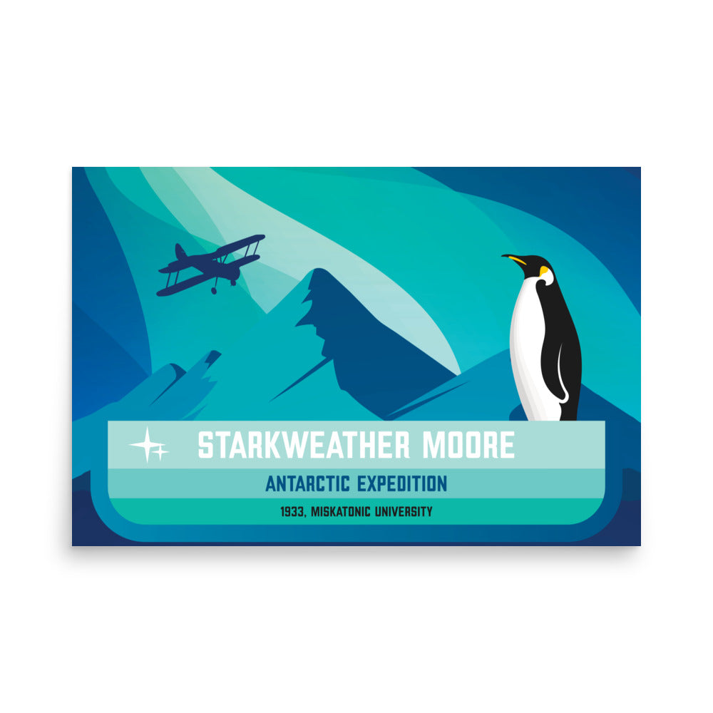 Expedición Antártica Starkweather-Moore Póster