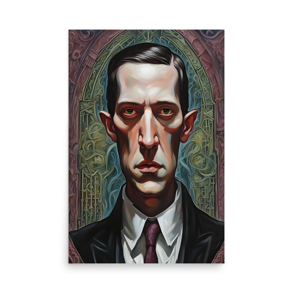 Lovecraft Gothic Portrait Poster