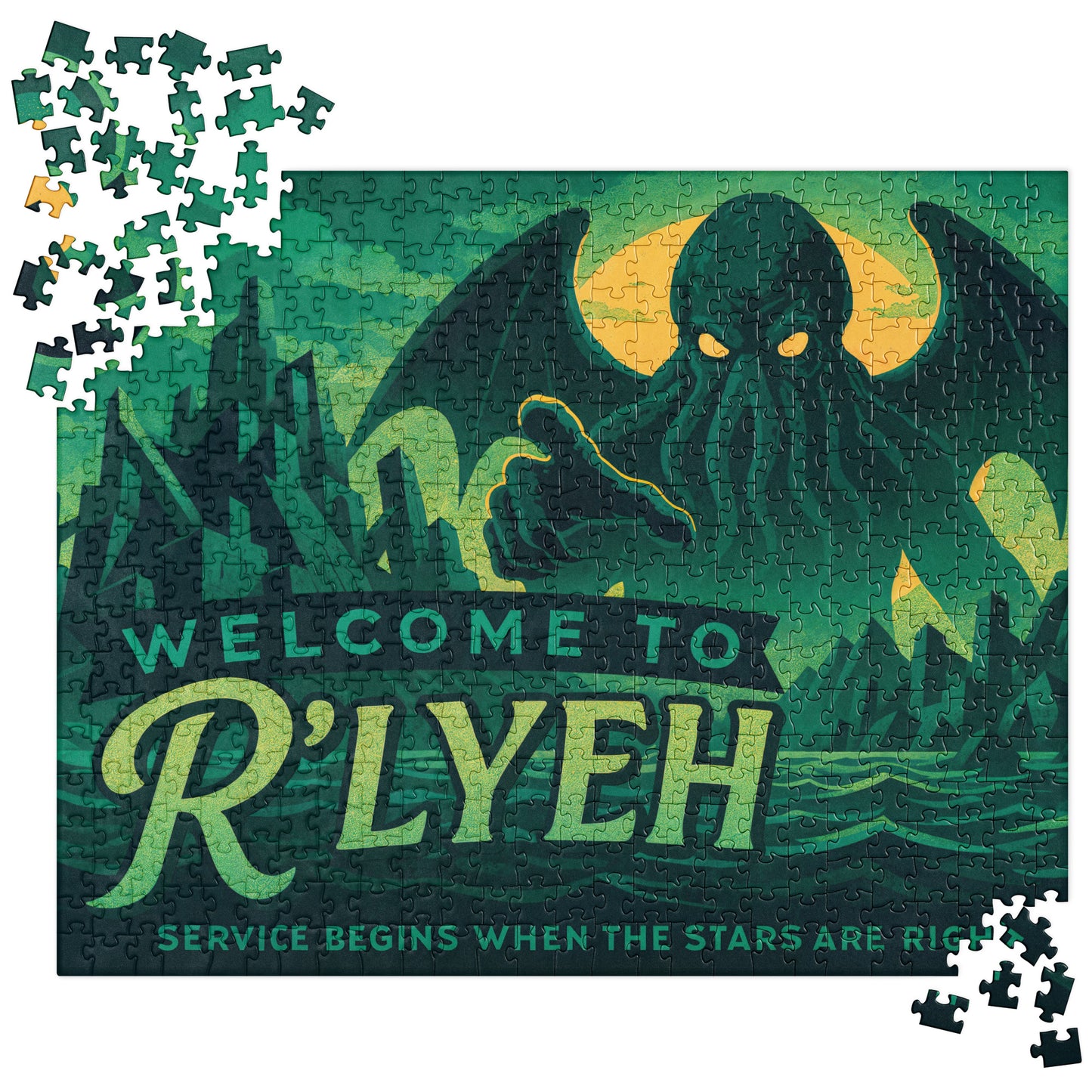 Bienvenidos a R'lyeh – Rompecabezas de vacaciones en la locura