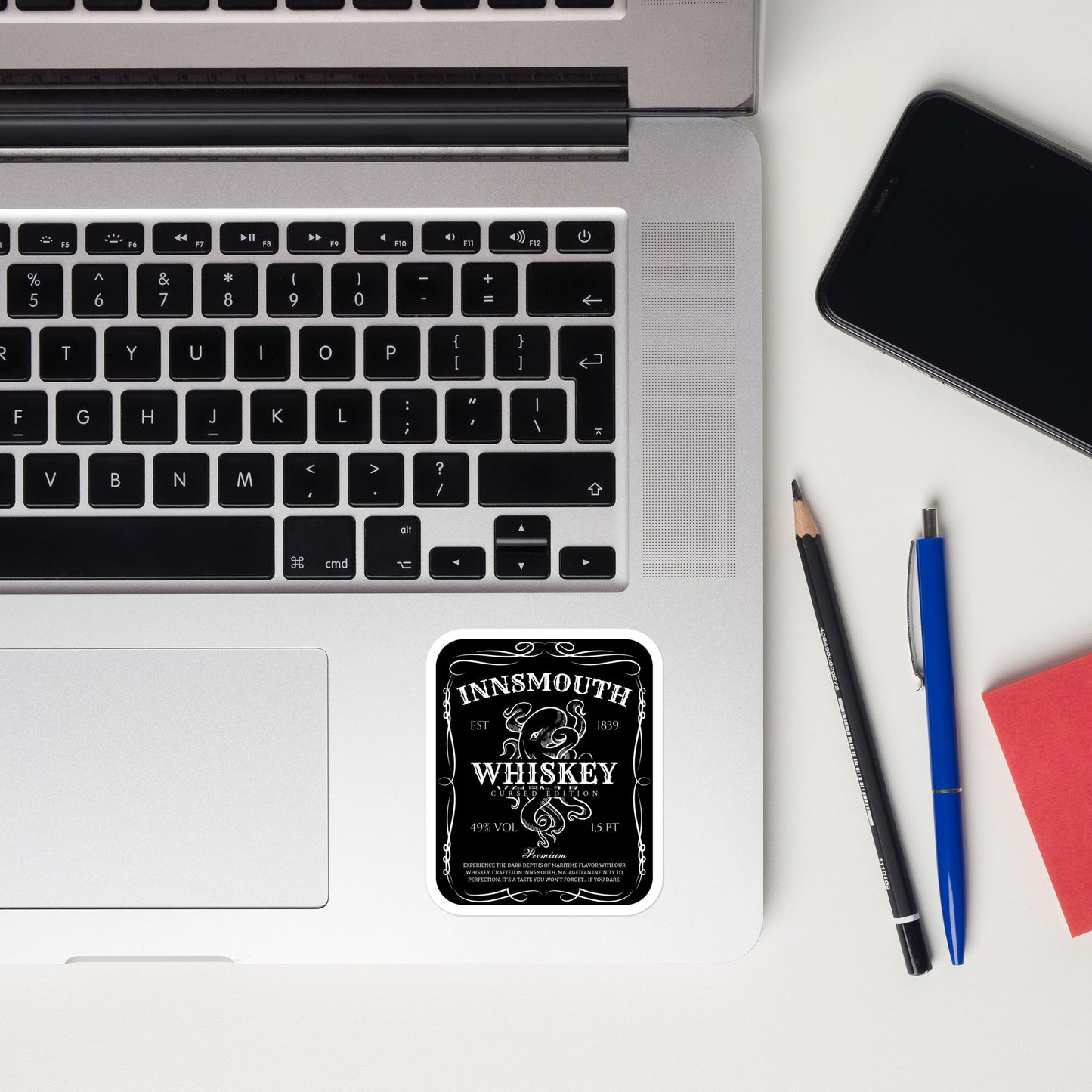 Innsmouth Whiskey Label Lovecraft Bubble-free stickers