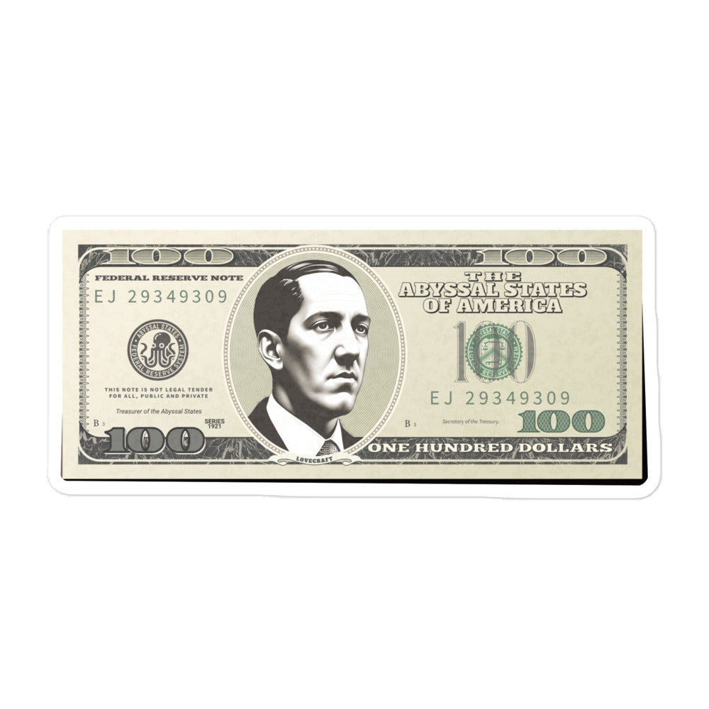 Pegatinas sin burbujas Lovecraft Dollar