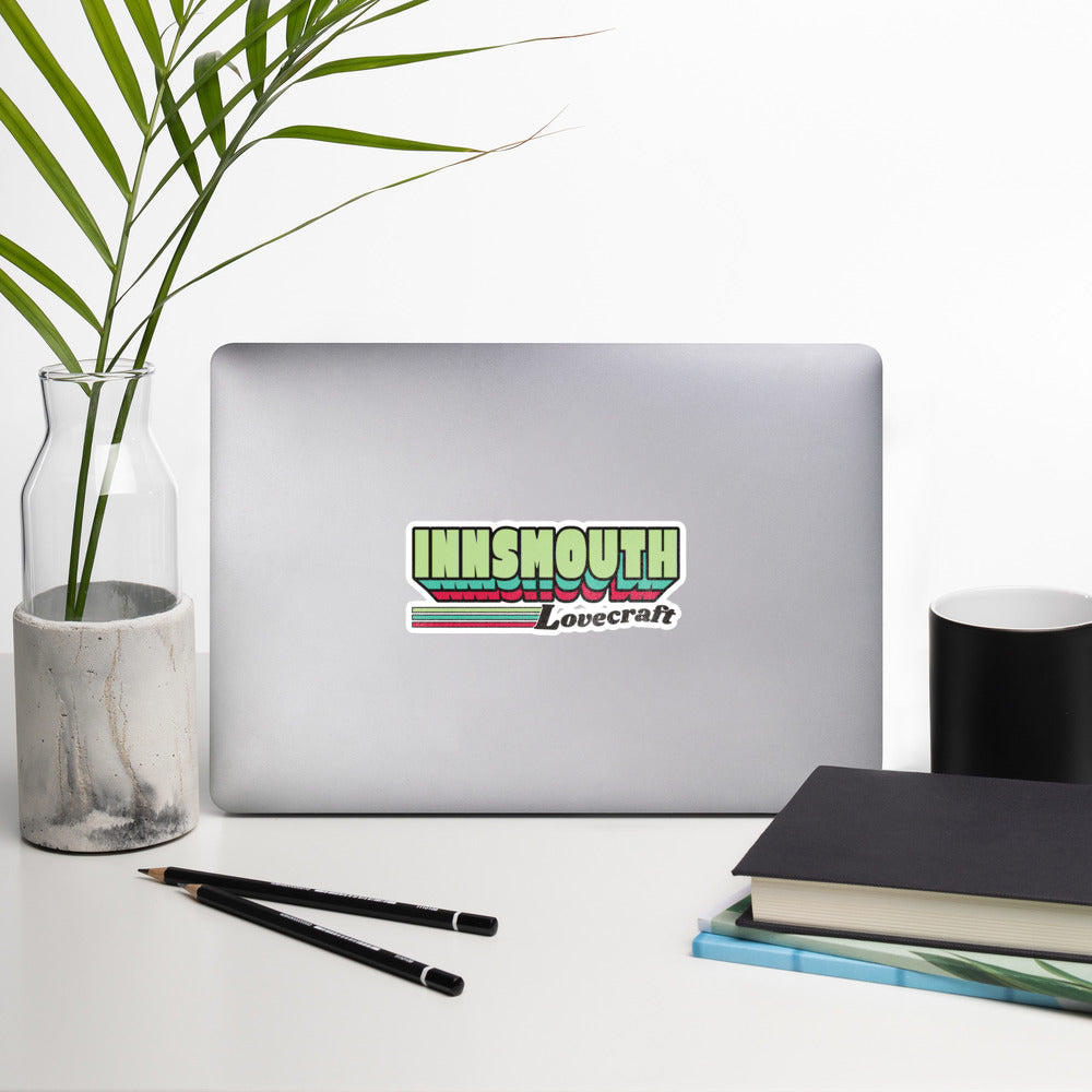 Pegatinas sin burbujas de Innsmouth Retro Label Lovecraft