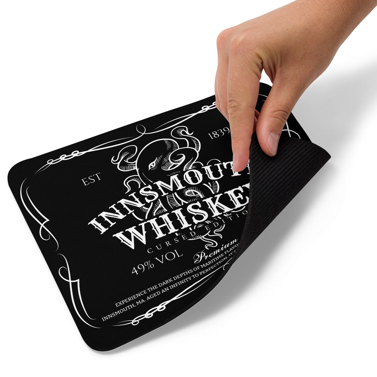 Innsmouth Whiskey Label Lovecraft Mouse pad