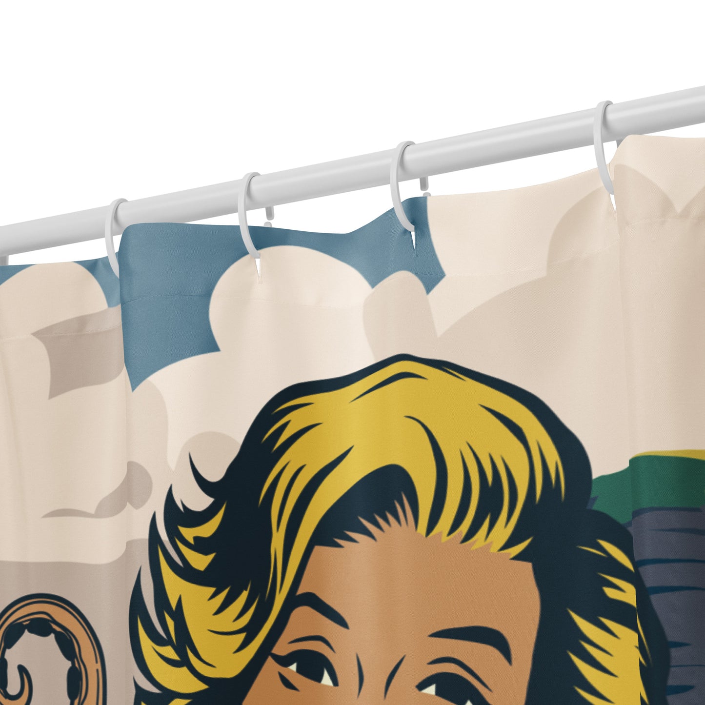 Innsmouth Vintage Travel Lovecraft Shower curtain