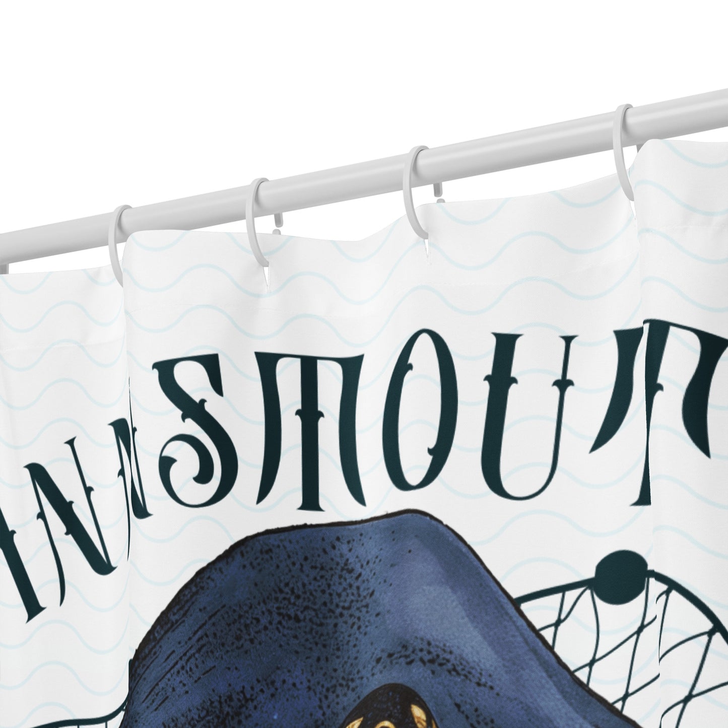 Innsmouth Longline Lodge — Der Kapitän der Salzlake Duschvorhang