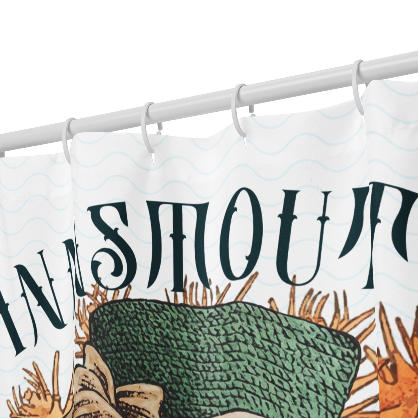 Innsmouth Siren’s Guild — The Pearlwoman Shower curtain
