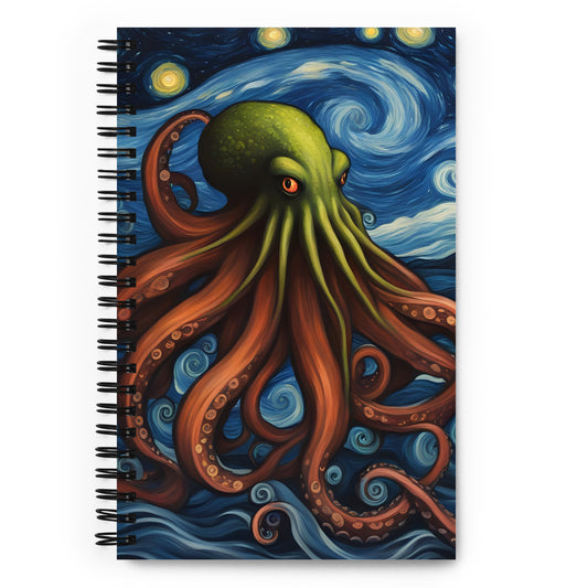 Cthulhu Post-Impressionism Spiral notebook