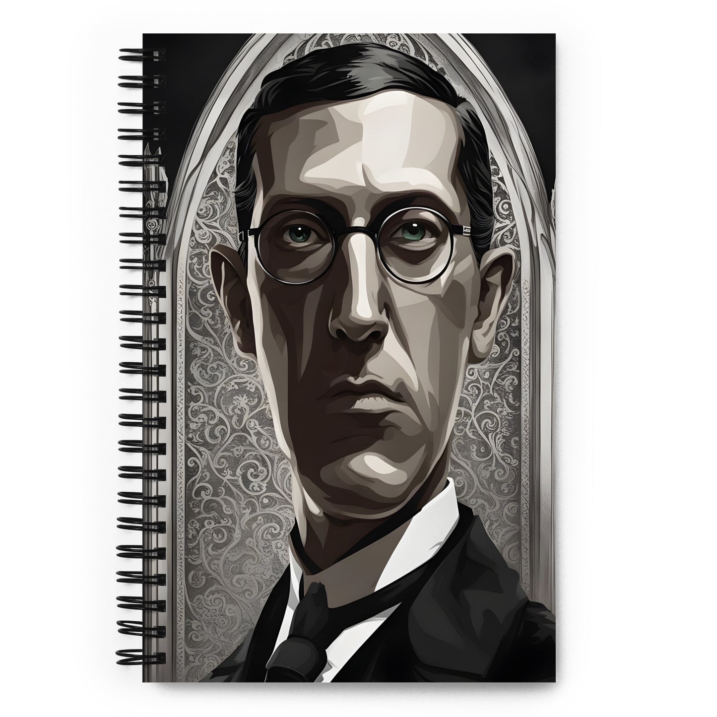 Innsmouth Street Sign Lovecraft Spiral notebook