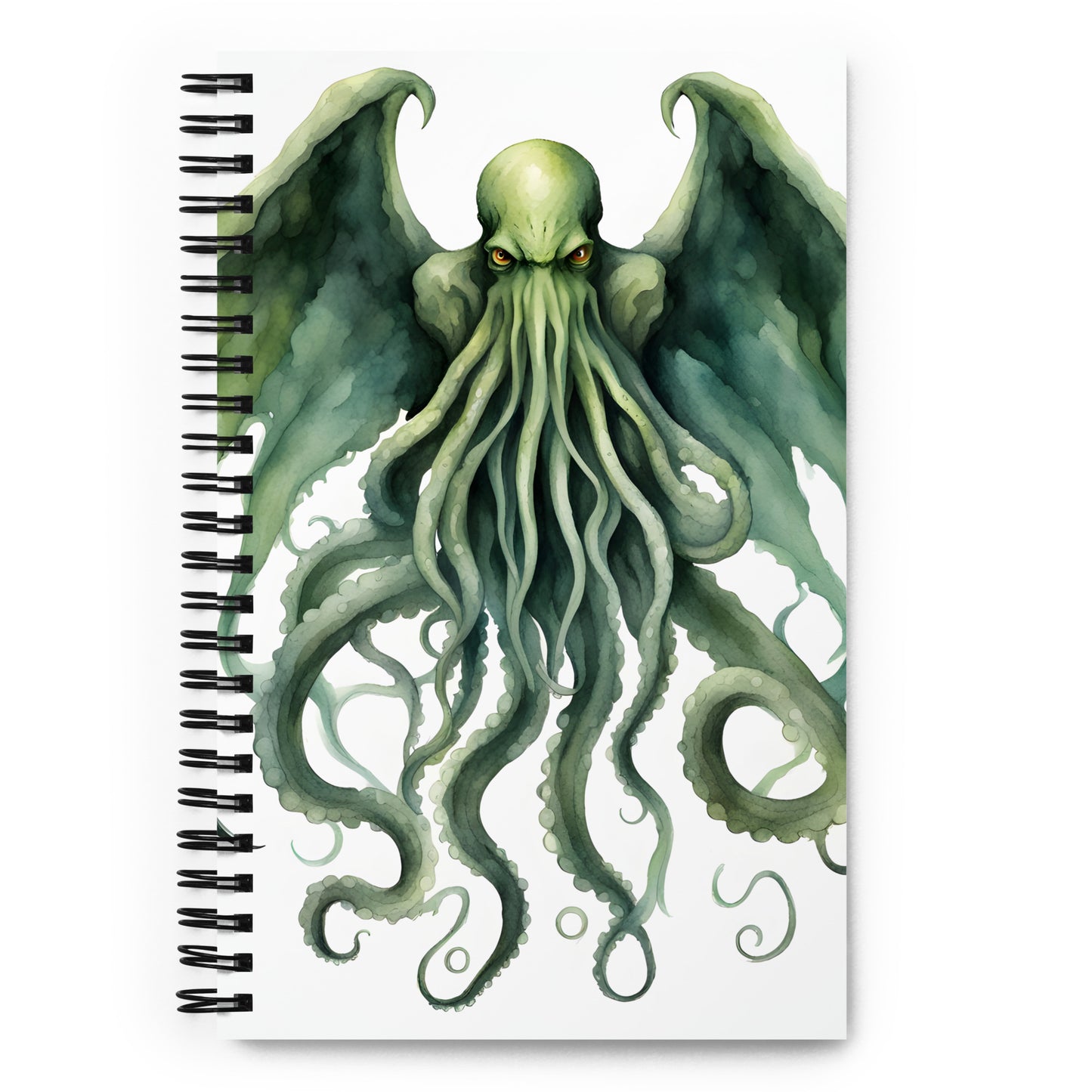 Cthulhu Aquarelle Peinture Cahier à spirale