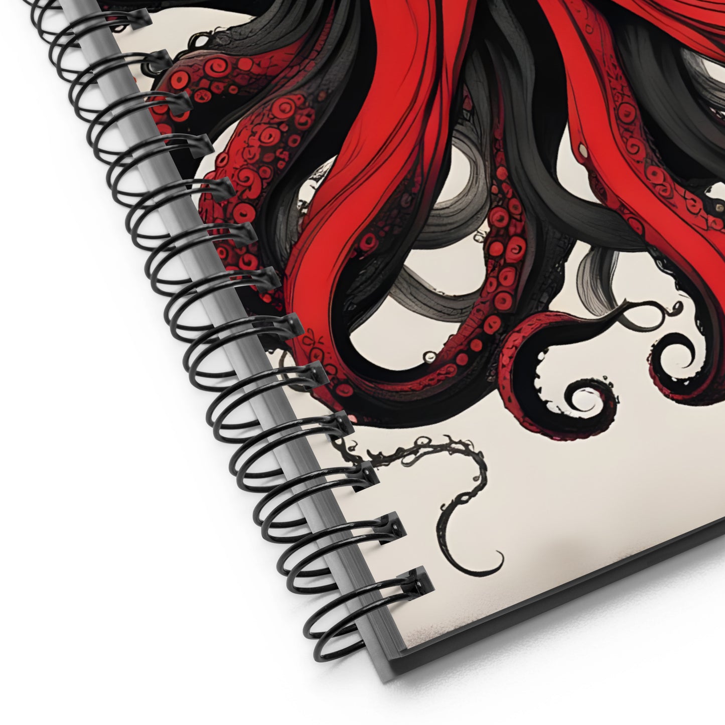 Pintura de tinta asiática de Cthulhu Cuaderno de espiral