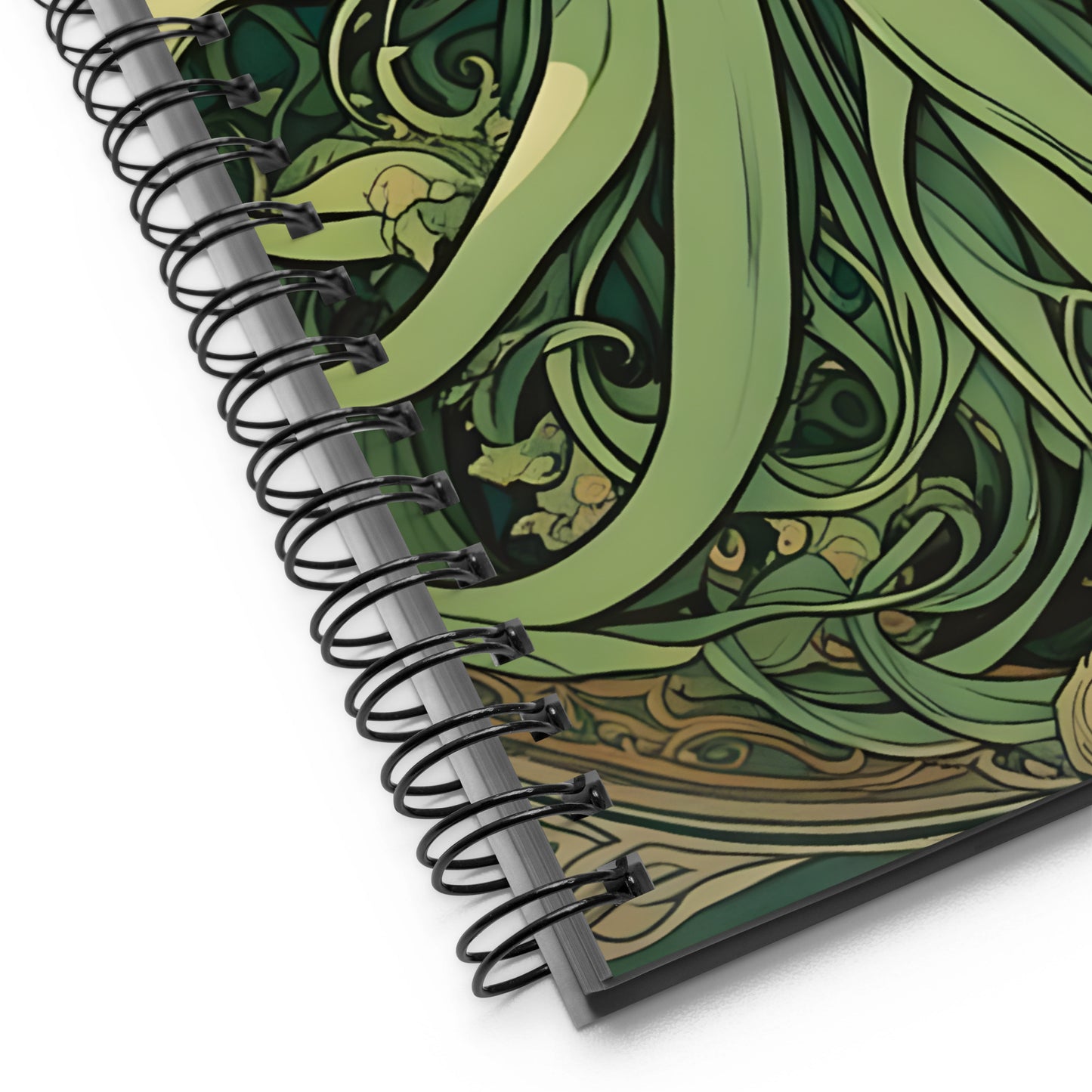 Cthulhu Art Nouveau Spiral notebook