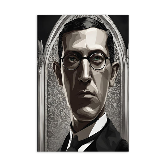 Lovecraft Gothic Portrait Standard Postcard