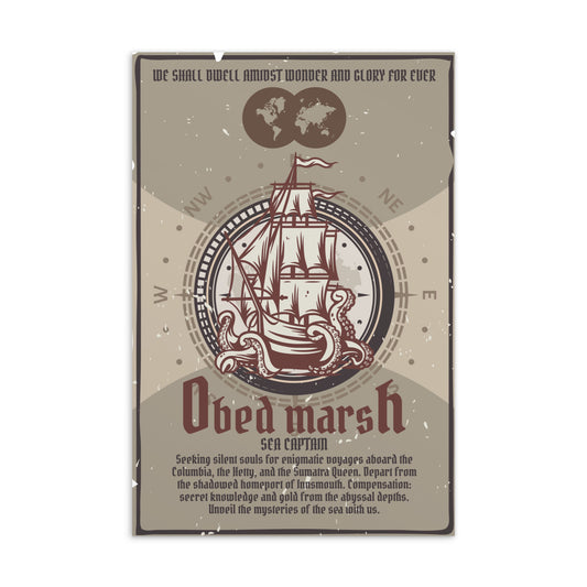 Postal estándar Obed Marsh Sea Captain Innsmouth