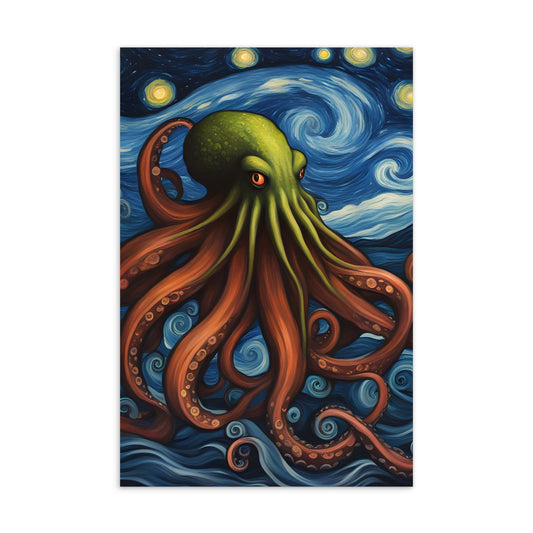 Postal estándar del postimpresionismo de Cthulhu