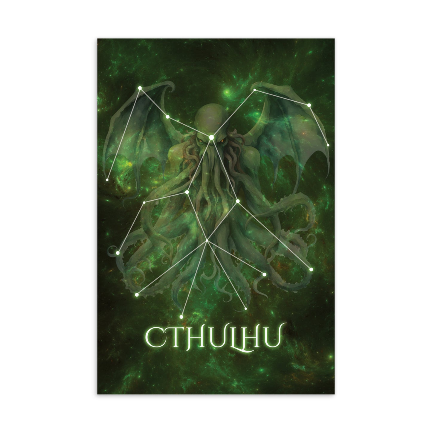 Carte postale standard de la Constellation de Cthulhu