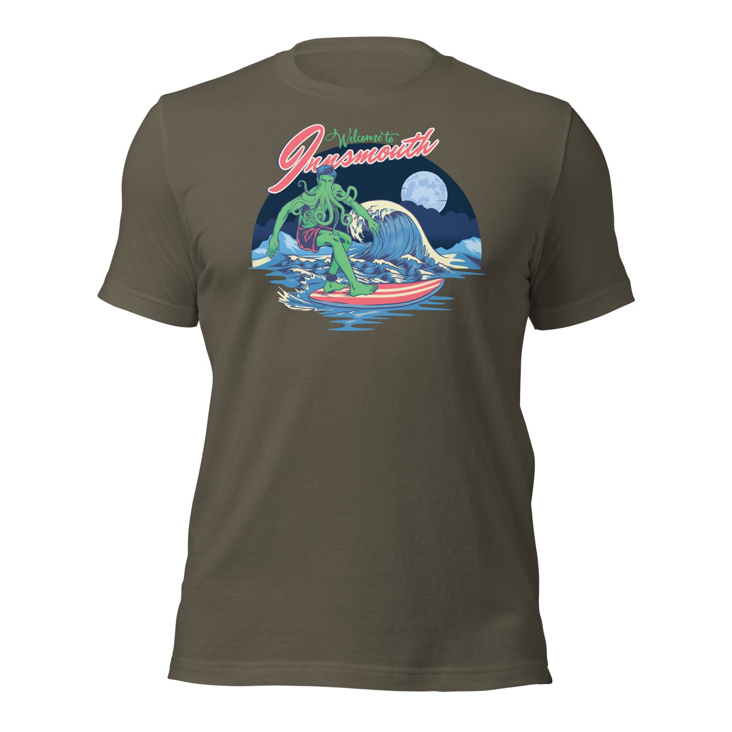 Innsmouth Surf Lovecraft T-shirt unisexe