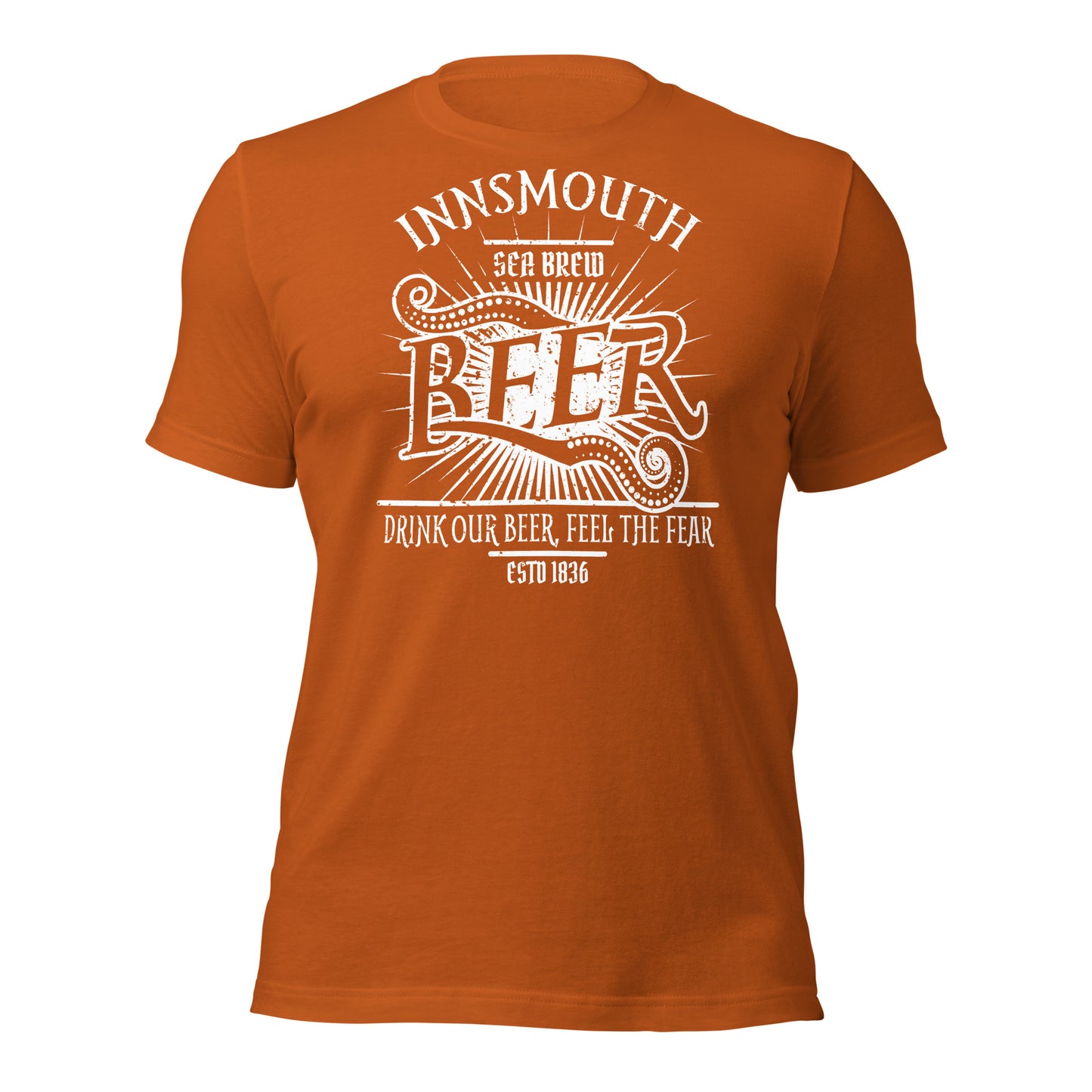 Innsmouth Beer Label Lovecraft T-shirt unisexe