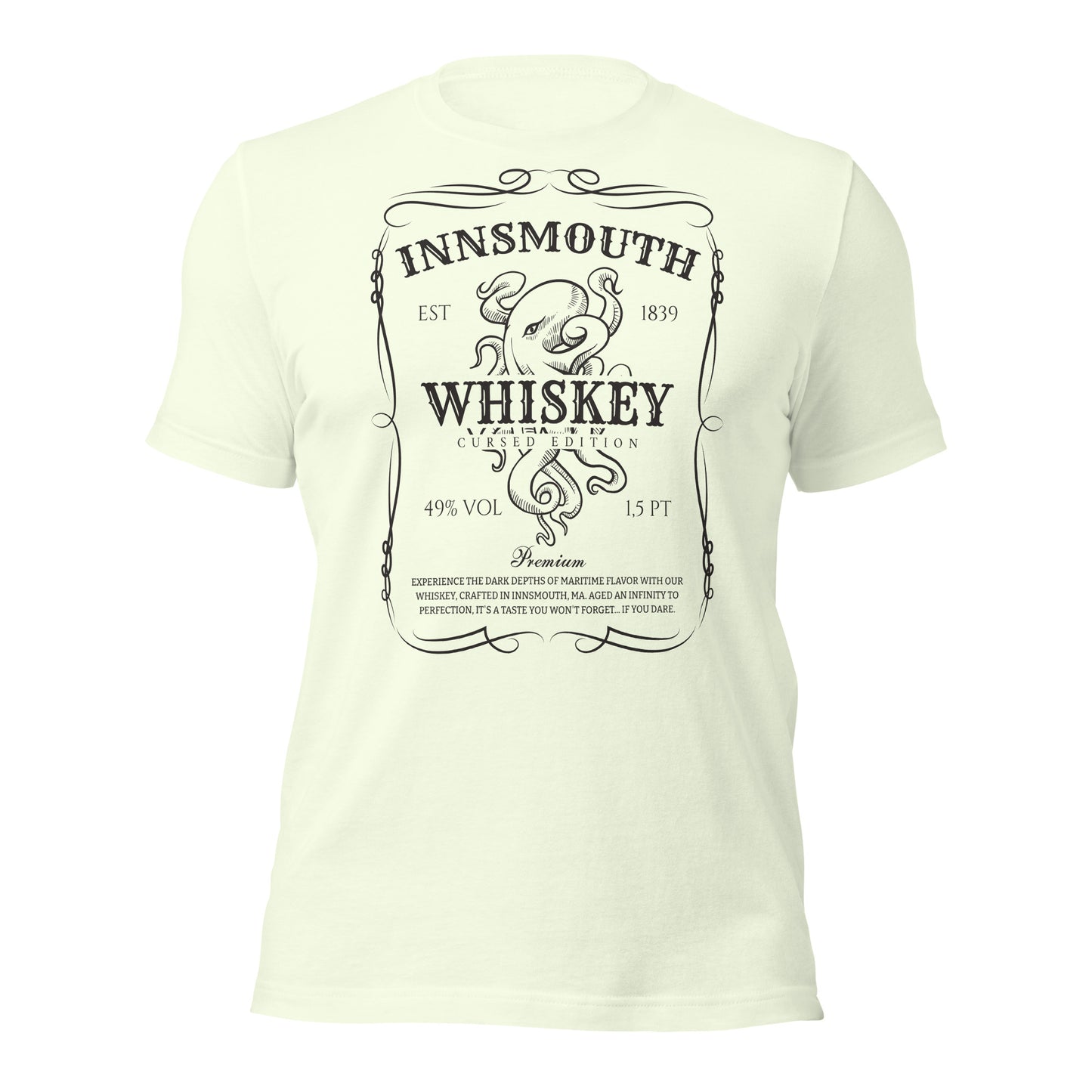 Innsmouth Whiskey Label Lovecraft Unisex t-shirt