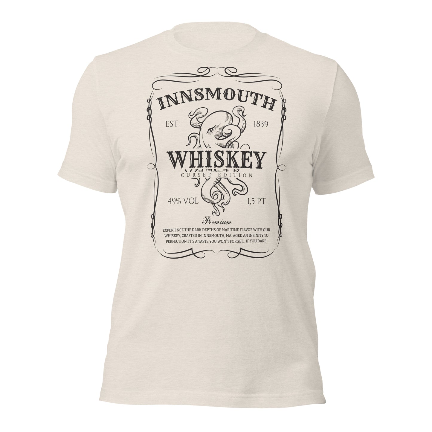 Innsmouth Whiskey Label Lovecraft Unisex t-shirt