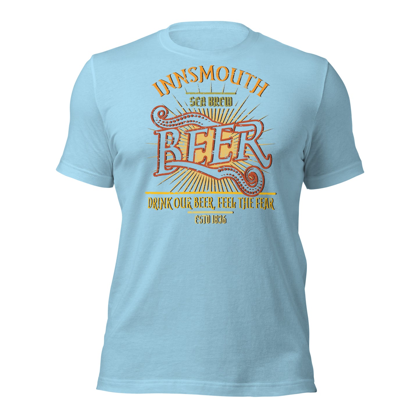 Camiseta unisex Innsmouth Beer Label Lovecraft