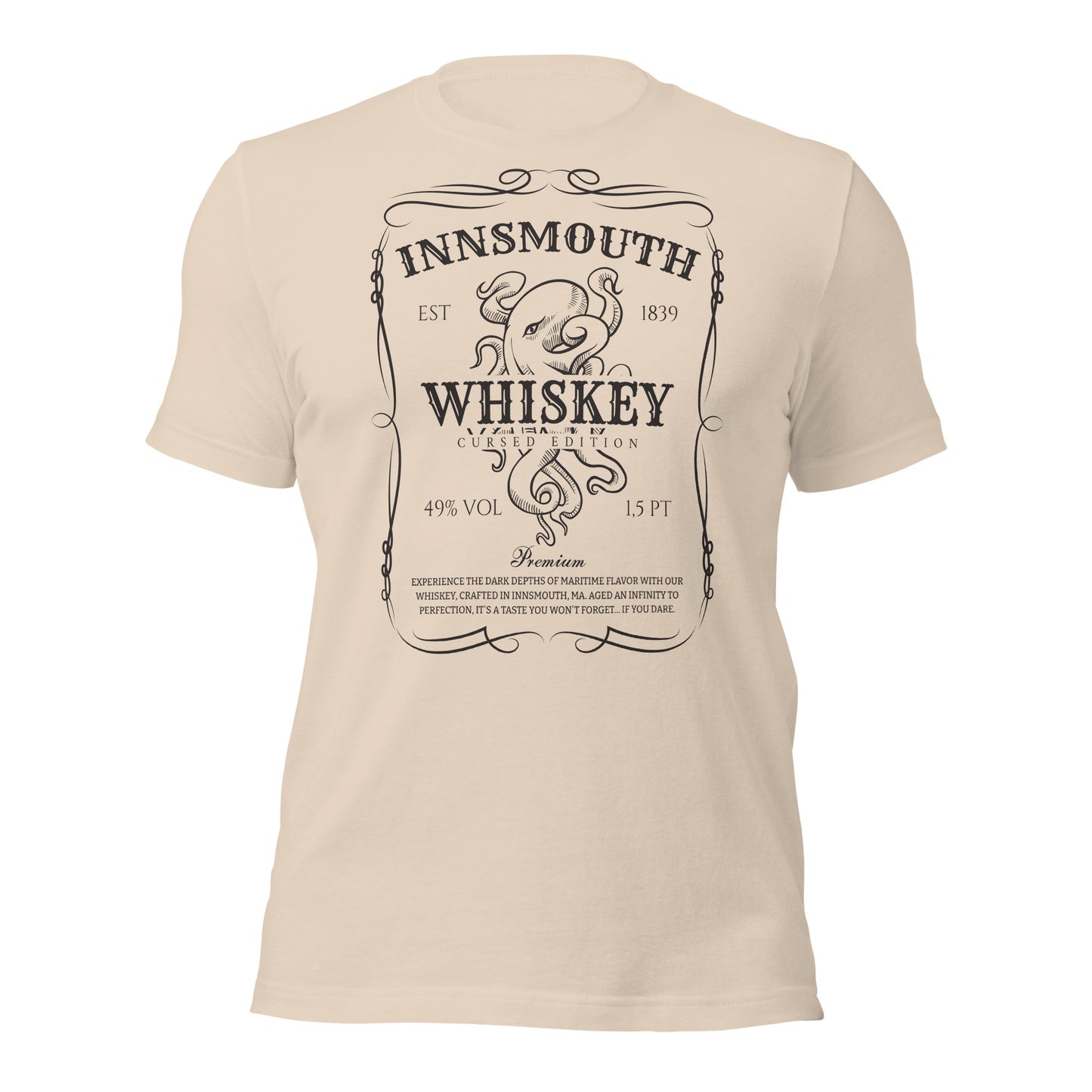 Innsmouth Whiskey Label Lovecraft Unisex t-shirt