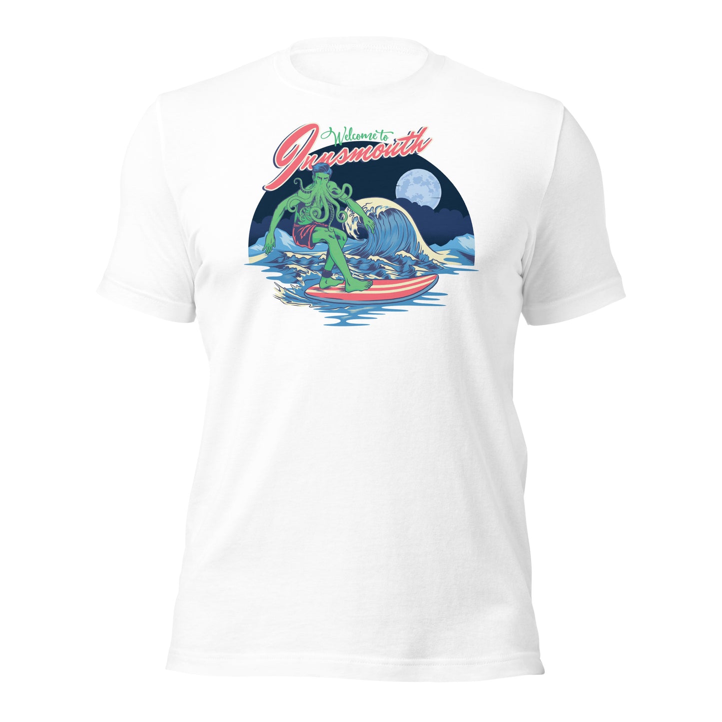 Innsmouth Surf Lovecraft T-shirt unisexe